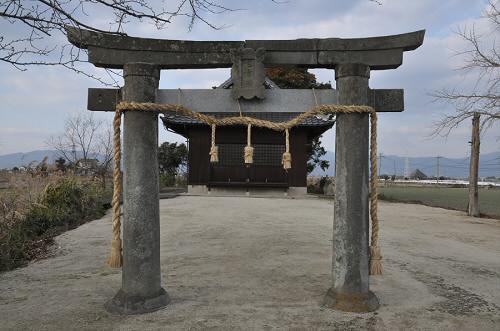 乙宮社の鳥居