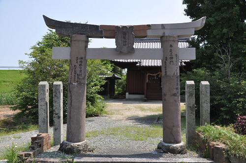 御髪神社の鳥居