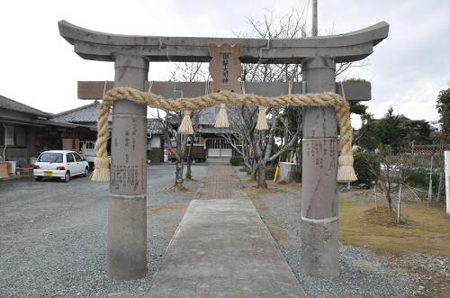 御髪神社の鳥居