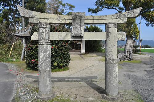 姉川東分天満宮の鳥居