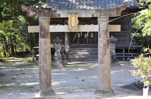 鹿路神社の鳥居